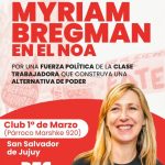 Llega Myriam Bregman a Jujuy a fortalecer a la izquierda